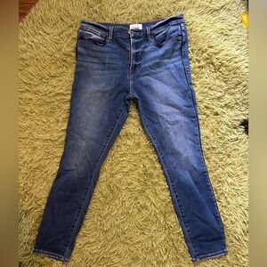 FRAME HIGH WAISTED SKINNY JEANS 😇